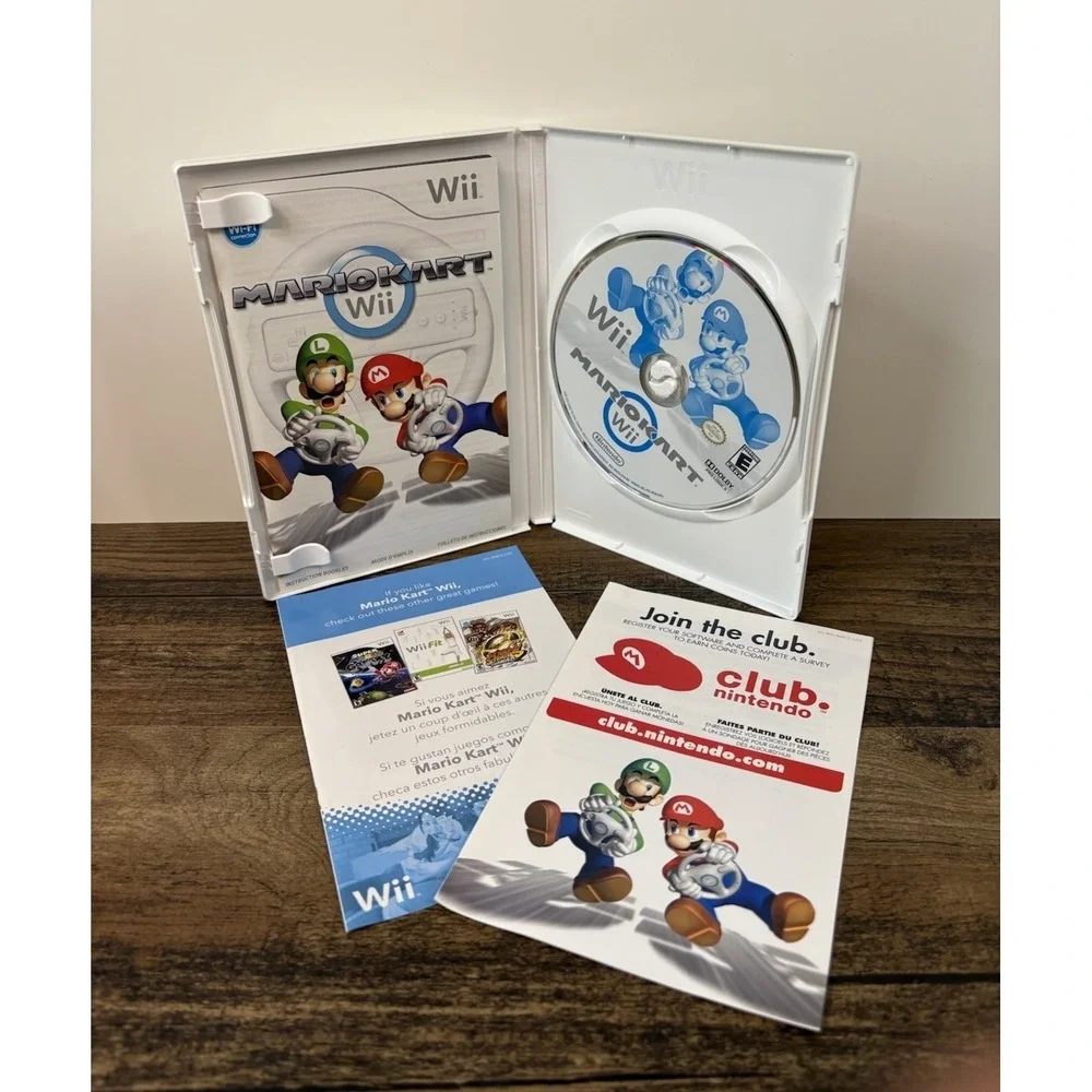 Mario Kart Wii Nintendo Wii 2008 Complete In Box CIB
